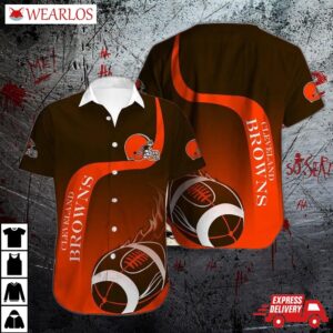 Cleveland Browns Fiery Field Hawaiian Shirt