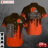 Cleveland Browns Grunge Wave Hawaiian Shirt