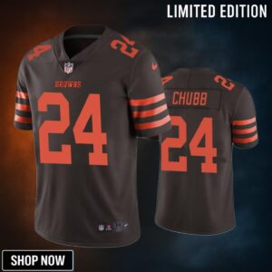 Cleveland Browns Nick Chubb Nike Color Rush Limited Jersey