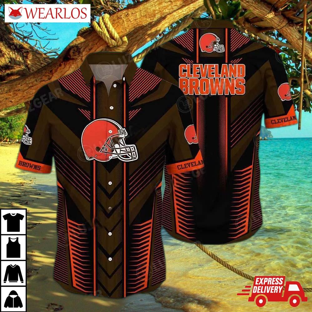 Cleveland Browns Stealth Armor Hawaiian Shirt