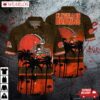 Cleveland Browns Sunset Palms Hawaiian Shirt