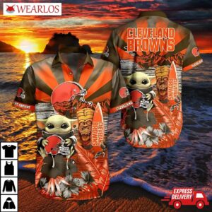 Cleveland Browns Tiki Time Hawaiian Shirt