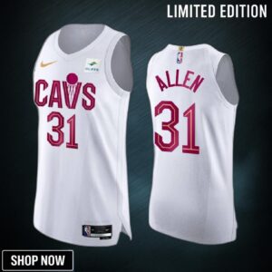 Cleveland Cavaliers Jarrett Allen 31 -23 Association Edition White Jersey