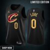 Cleveland Cavaliers Kevin Love 0 Statement Edition Black Jersey -23 Swingman