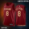 Cleveland Cavaliers Lamar Stevens 8 -23 Icon Edition Wine Jersey Swingman