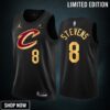 Cleveland Cavaliers Lamar Stevens 8 Statement Edition Black Jersey -23 Swingman