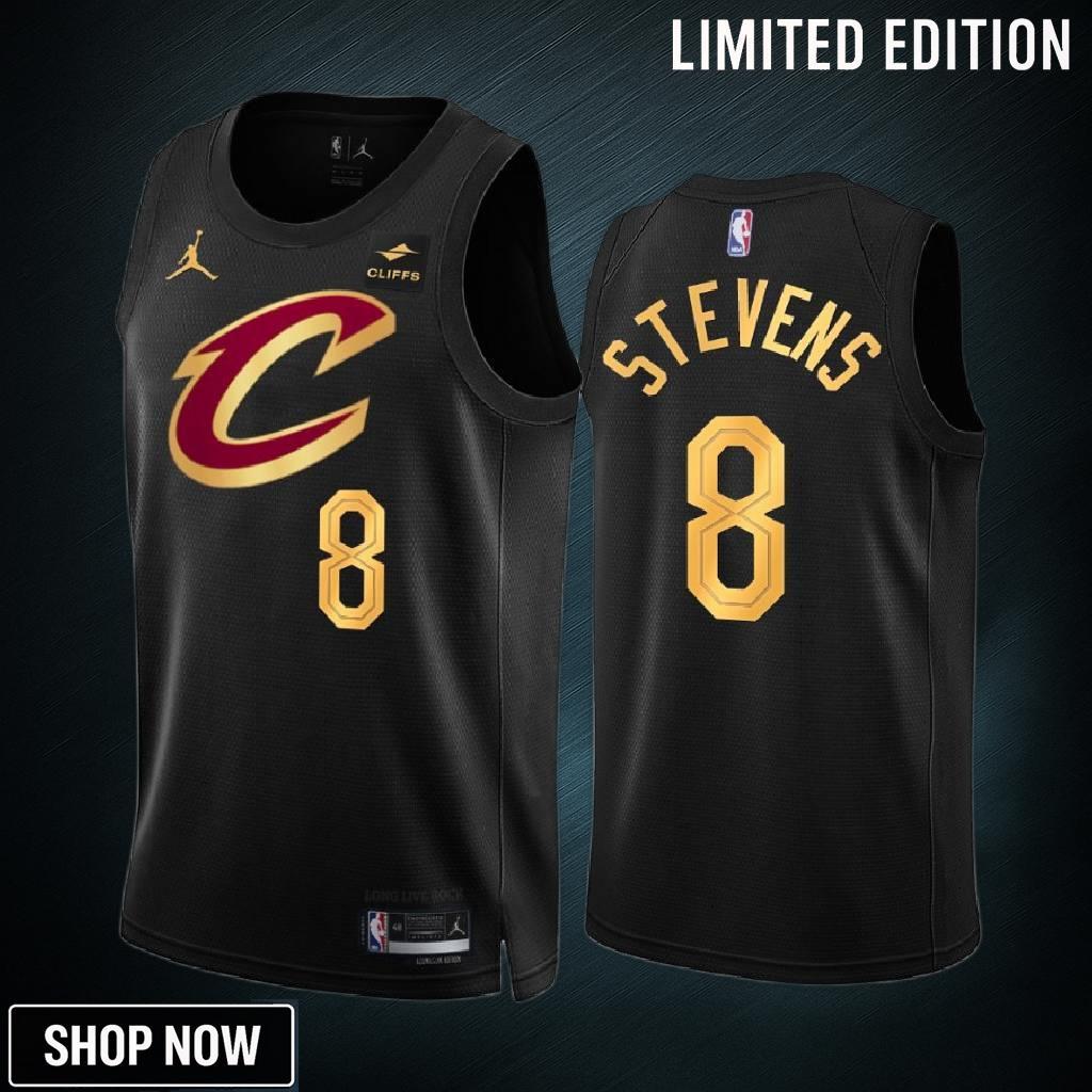 Cleveland Cavaliers Lamar Stevens 8 Statement Edition Black Jersey -23 Swingman