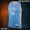 Cleveland Cavaliers Nike City Edition Swingman Jersey - Blue Darius Garland Unisex
