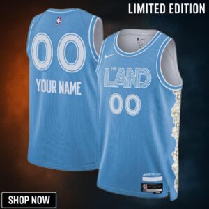 Cleveland Cavaliers Nike City Edition Swingman Jersey - Custom Unisex