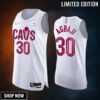 Cleveland Cavaliers Ochai Agbaji 30 -23 Association Edition White Jersey