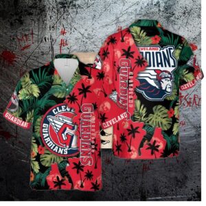 Cleveland Guardians Baseball Tribal Hawaiian Shirt