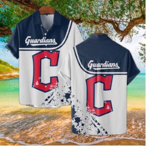 Cleveland Guardians Classic Splash Hawaiian Shirt