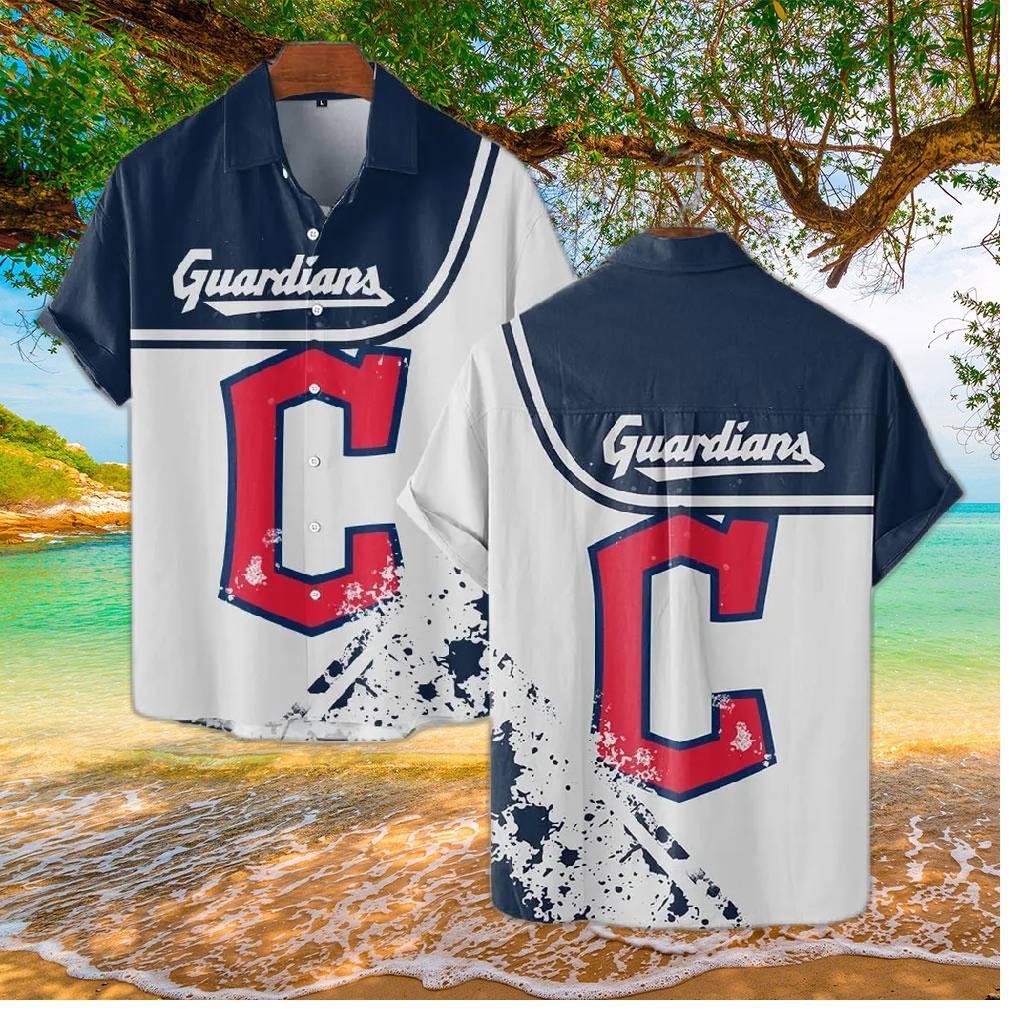 Cleveland Guardians Classic Splash Hawaiian Shirt