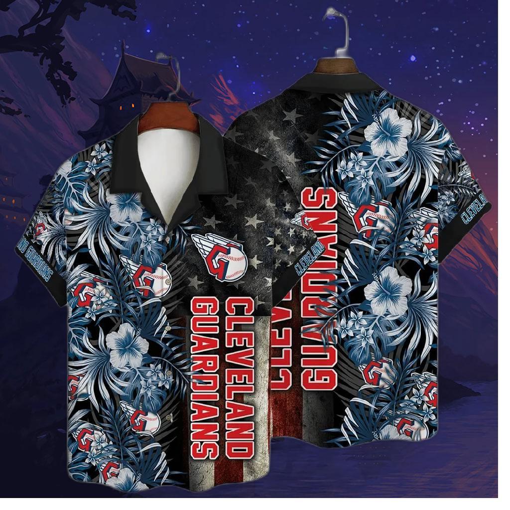 Cleveland Guardians Stars & Stripes Hawaiian Shirt