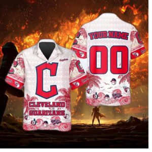 Cleveland Guardians Tropical Wave Hawaiian Shirt