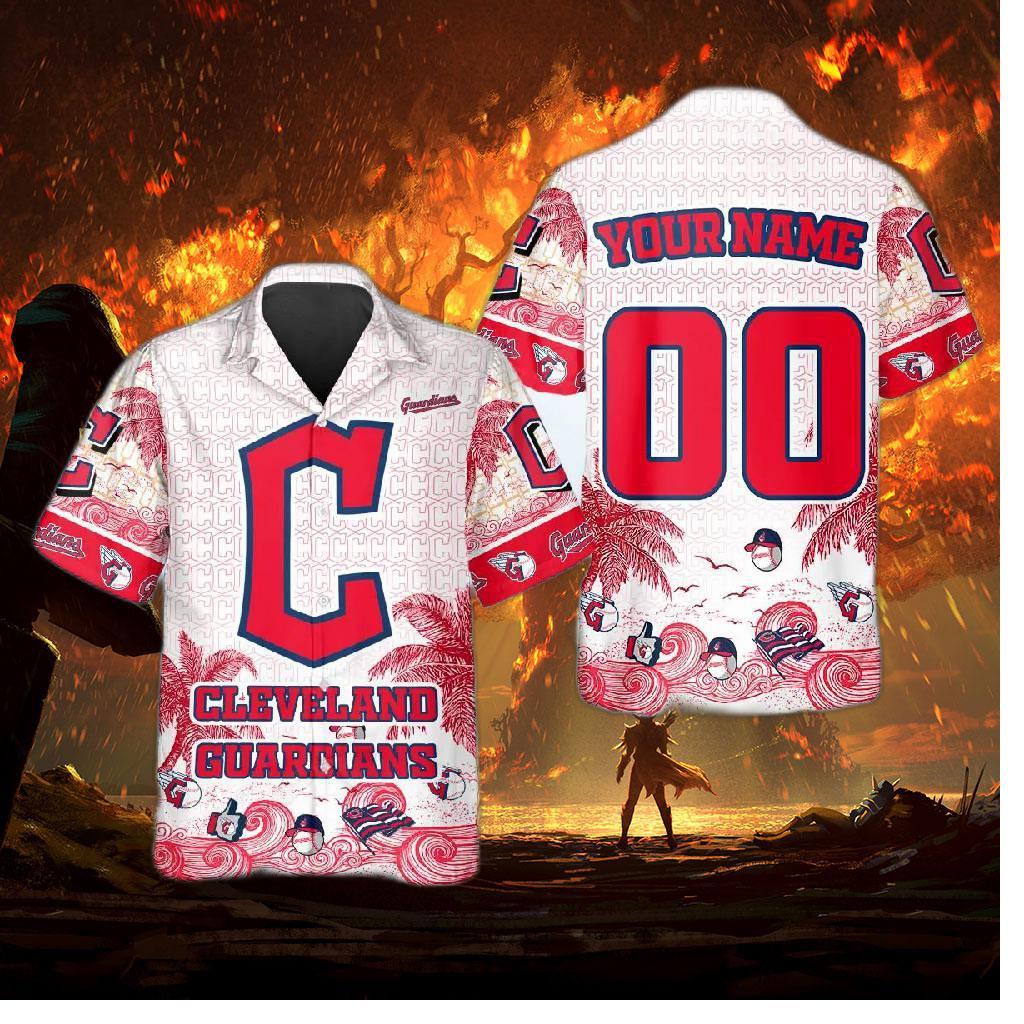Cleveland Guardians Tropical Wave Hawaiian Shirt