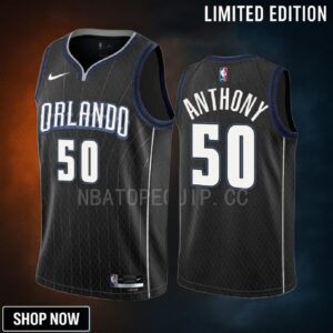 Cole Anthony 50 -23 Orlando Magic Black City Edition Men Jersey Swingman