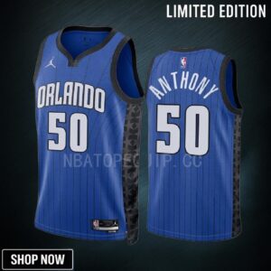 Cole Anthony 50 -23 Orlando Magic Blue Statement Edition Jersey Swingman