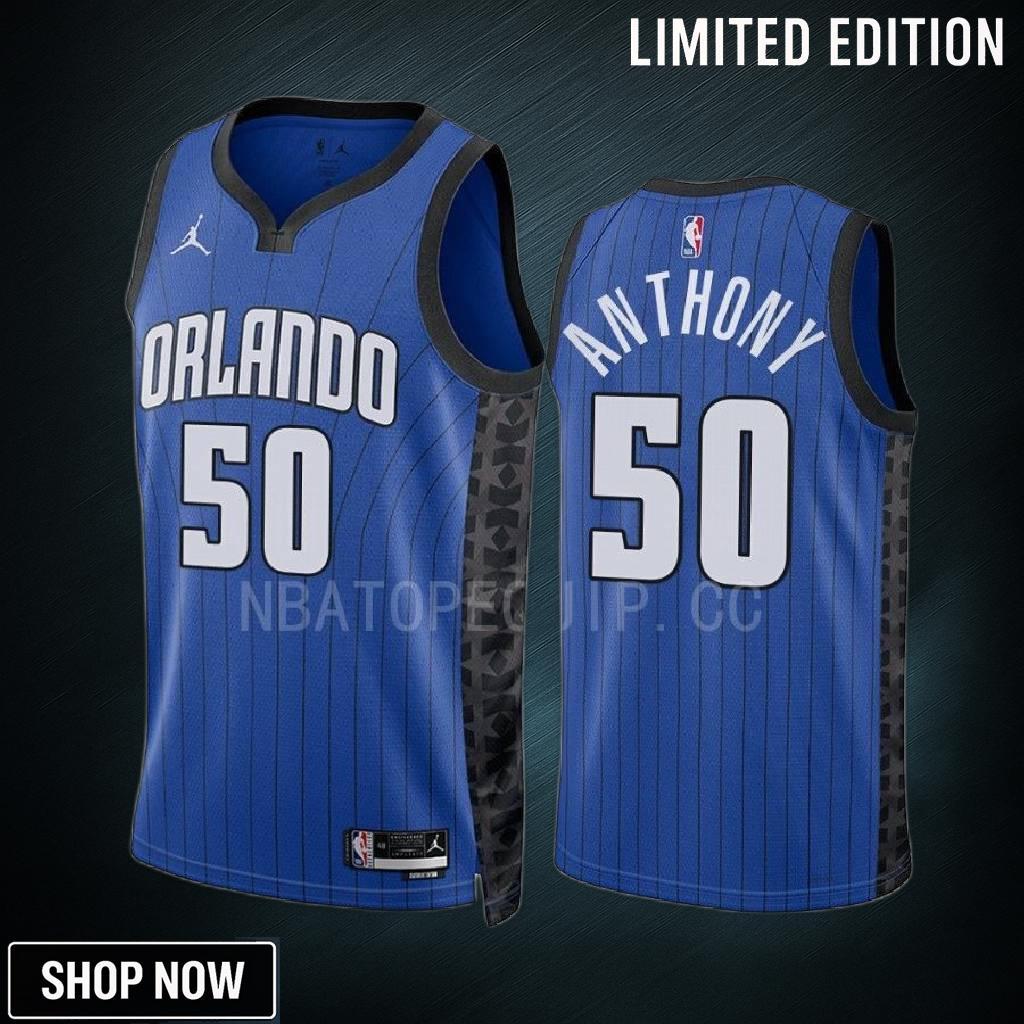 Cole Anthony 50 -23 Orlando Magic Blue Statement Edition Jersey Swingman