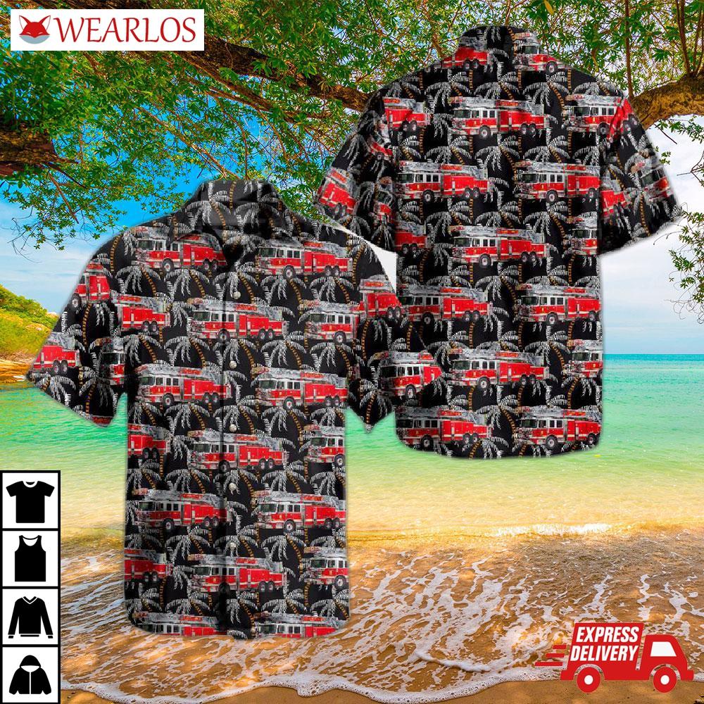 College Park Volunteer Fire Department Hawaiian Shirt