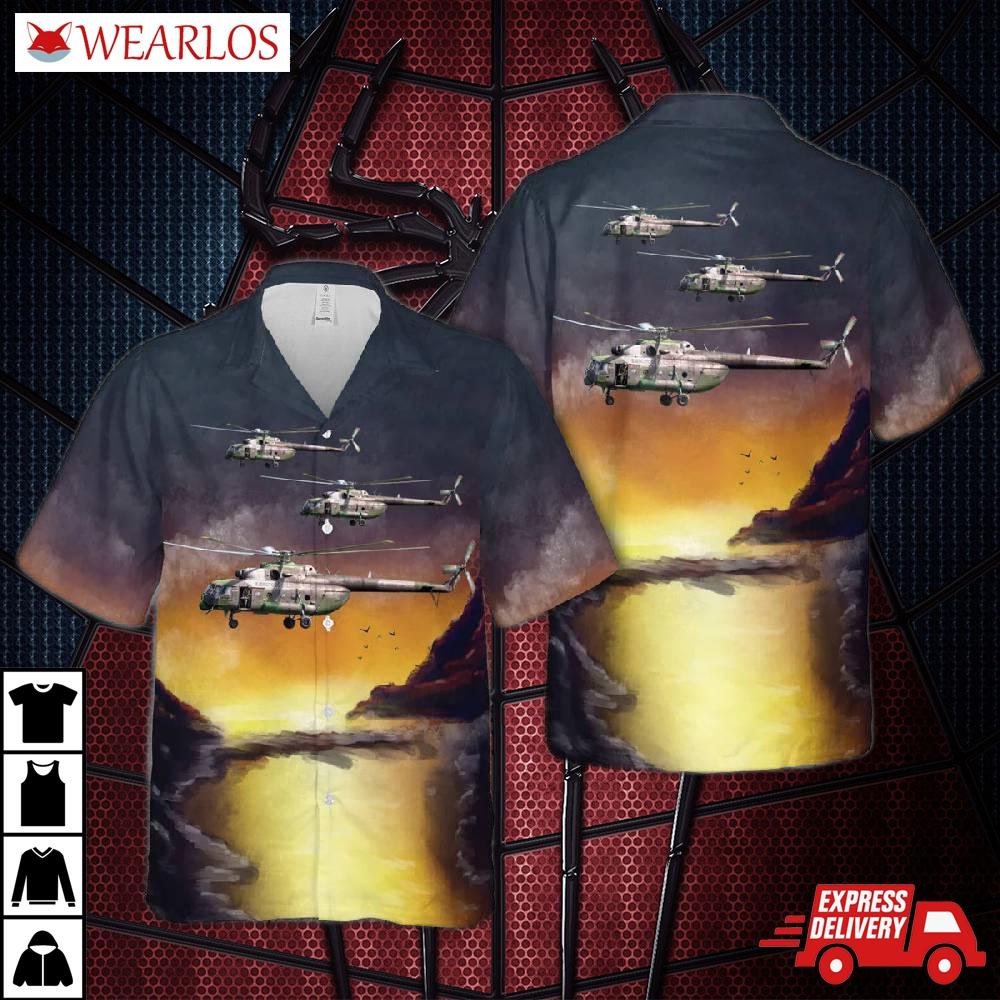 Colombia Army Mil Mi-17-1v Hawaiian Shirt