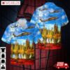 Colombian Air Force Sikorsky Uh-60l Blackhawk Hawaiian Shirt