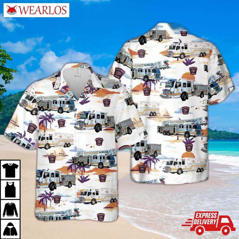 Colorado Denver Fire Department Hawaiian Shirt