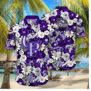 Colorado Rockies Daisy Delight Hawaiian Shirt