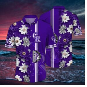 Colorado Rockies Daisy Dream Hawaiian Shirt