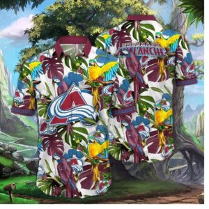 Colorado Rockies Midnight Petals Hawaiian Shirt