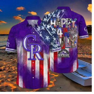 Colorado Rockies Patriotic Pride Hawaiian Shirt
