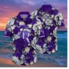 Colorado Rockies Purple Bloom Hawaiian Shirt
