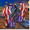 Colorado Rockies Stars And Stripes Hawaiian Shirt