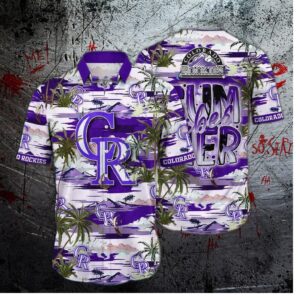 Colorado Rockies Summer Vibes Hawaiian Shirt