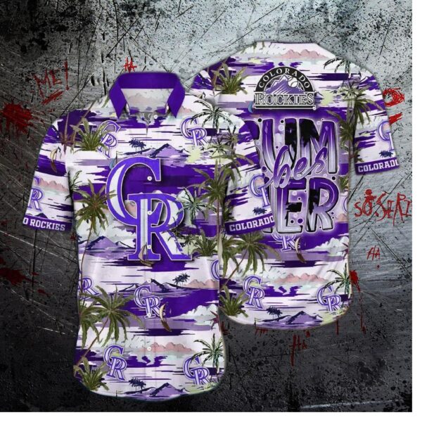 Colorado Rockies Summer Vibes Hawaiian Shirt