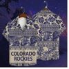Colorado Rockies Tribal Tropics Hawaiian Shirt