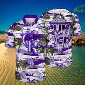 Colorado Rockies Tropical Summer Hawaiian Shirt