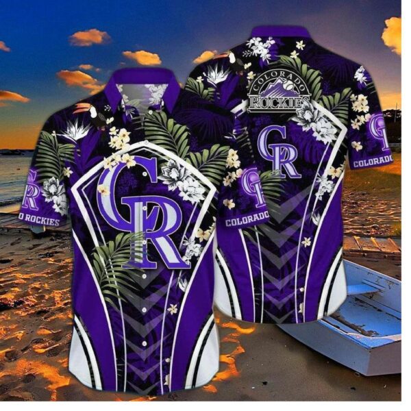 Colorado Rockies Tropical Vibes Hawaiian Shirt