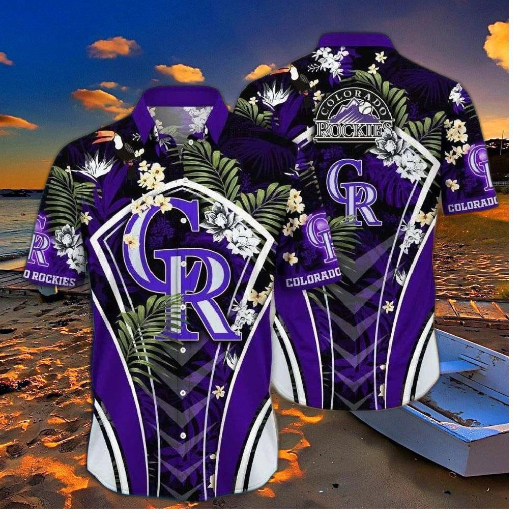 Colorado Rockies Tropical Vibes Hawaiian Shirt
