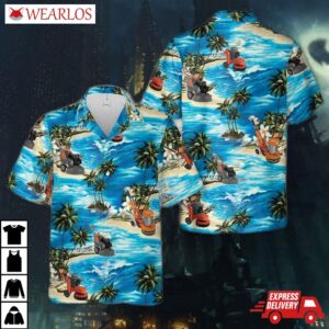 Concrete Grinding Machine Hawaiian Shirt
