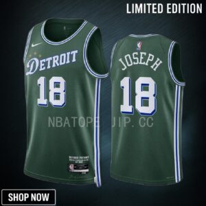 Cory Joseph 18 -23 Detroit Pistons Green City Edition Jersey Swingman