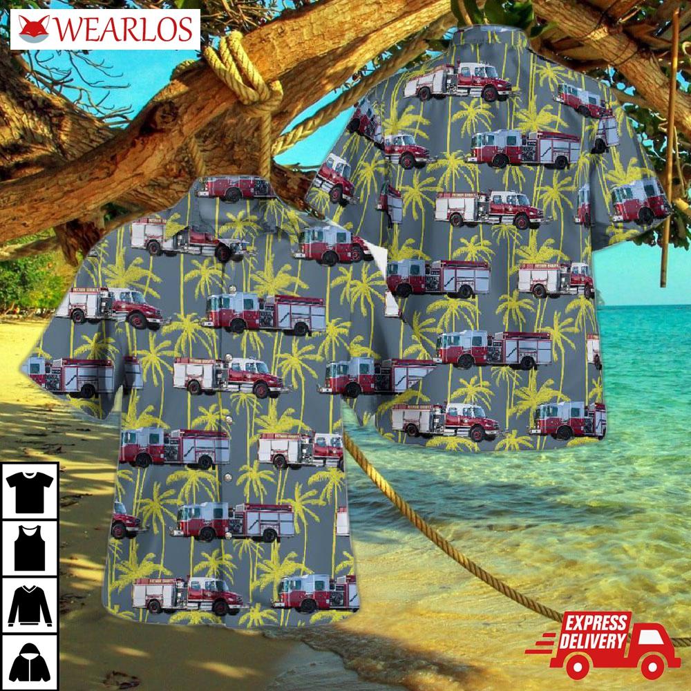 Crescent City Volunteer Fire Department (florida) Hawaiian Shirt