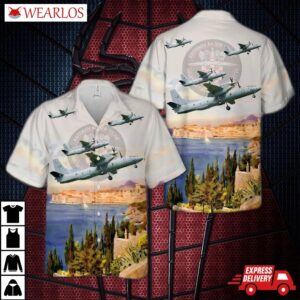 Croatian Air Force An-32b Transport Aircraft Hawaiian Shirt