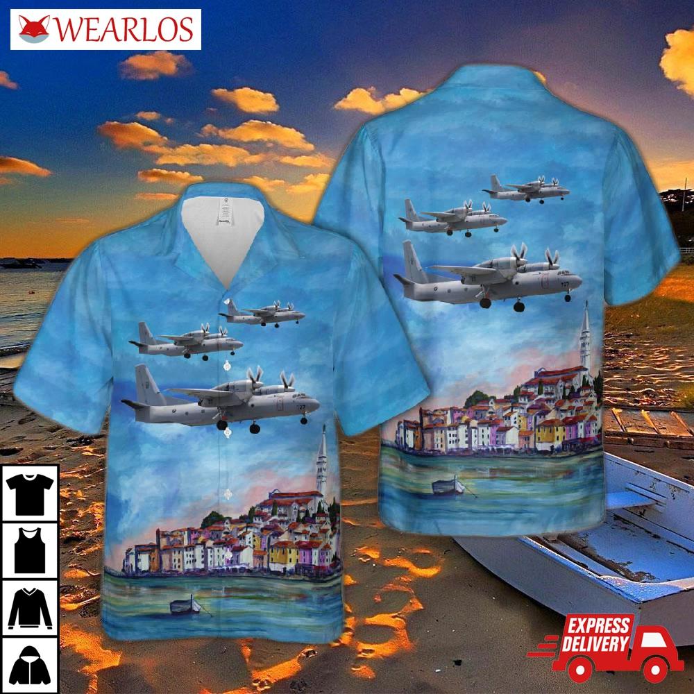 Croatian Air Force Antonov An-32b Hawaiian Shirt