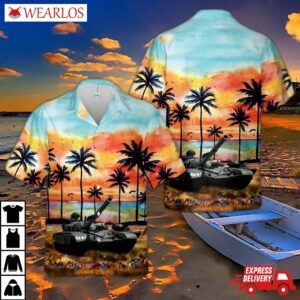 Croatian Army M-84a4 Sniper Main Battle Tank Hawaiian Shirt