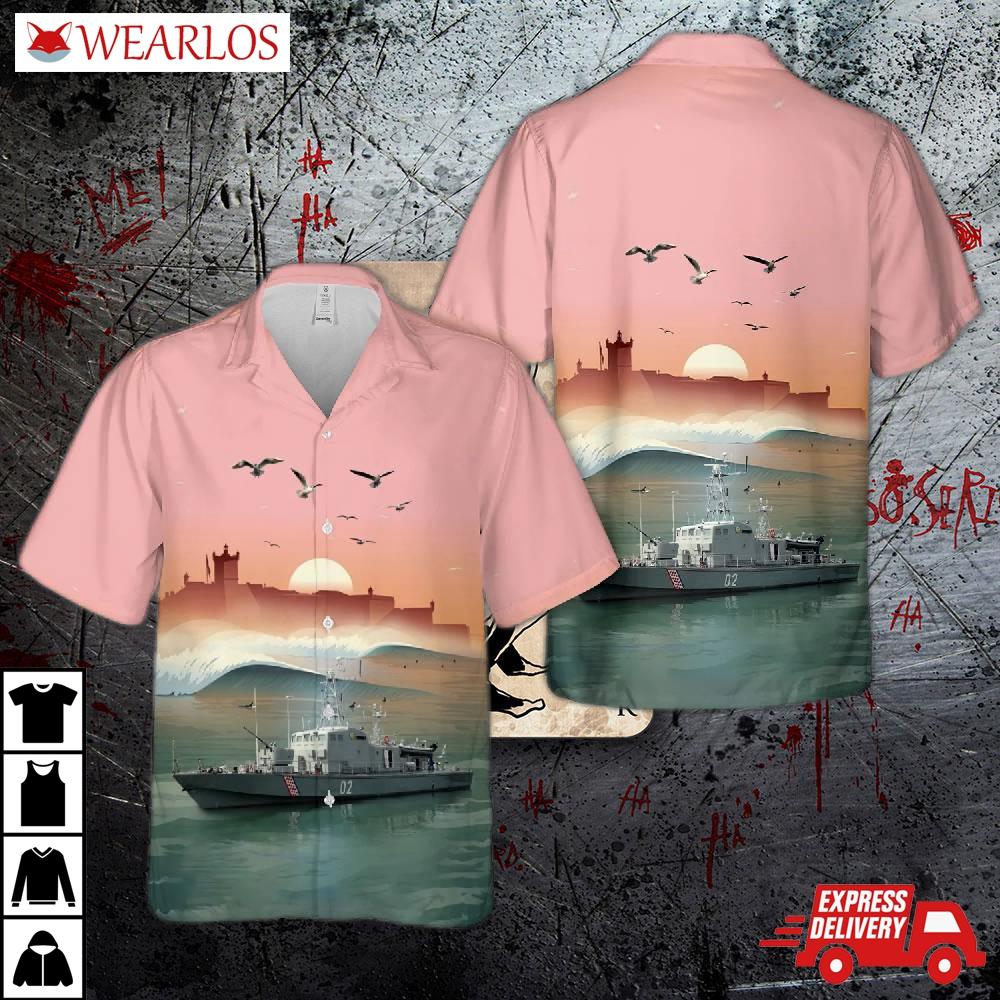Croatian Navy Ob-02 Solta Mirna Class Hawaiian Shirt