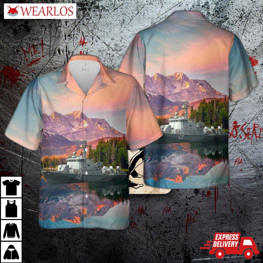 Croatian Navy Rtop-42 Dubrovnik Helsinki Class Hawaiian Shirt