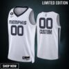Custom 00 Memphis Grizzlies -23 Association Edition White Jersey