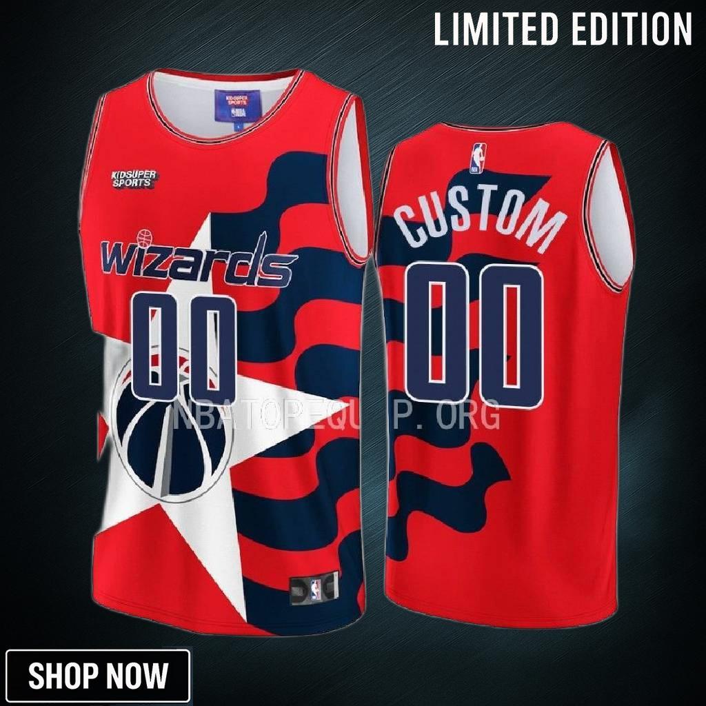Custom Washington Wizards & Kidsuper Studios Unisex Hometown Jersey