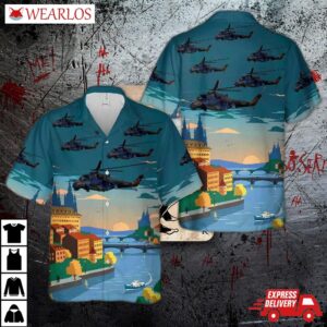 Czech Air Force Mil Mi-24v Hawaiian Shirt